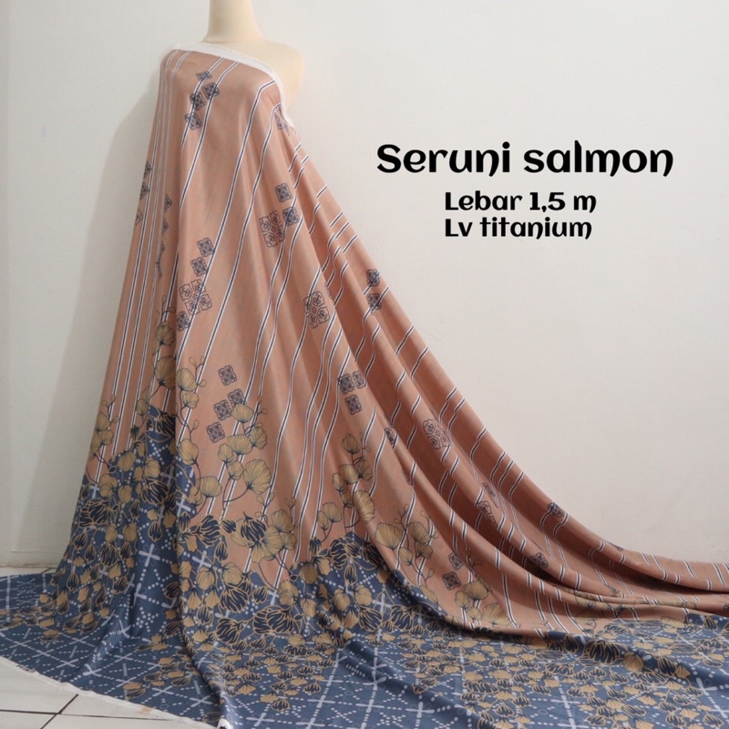 Seruni series✨ kain silk per 0,5 meter