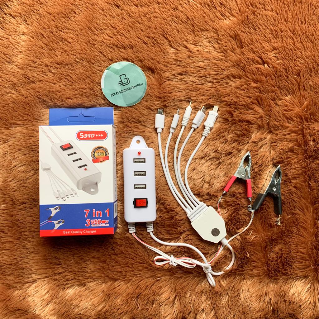 CHARGER AKI 5 BRO 7IN1 3 USB ON/OFF