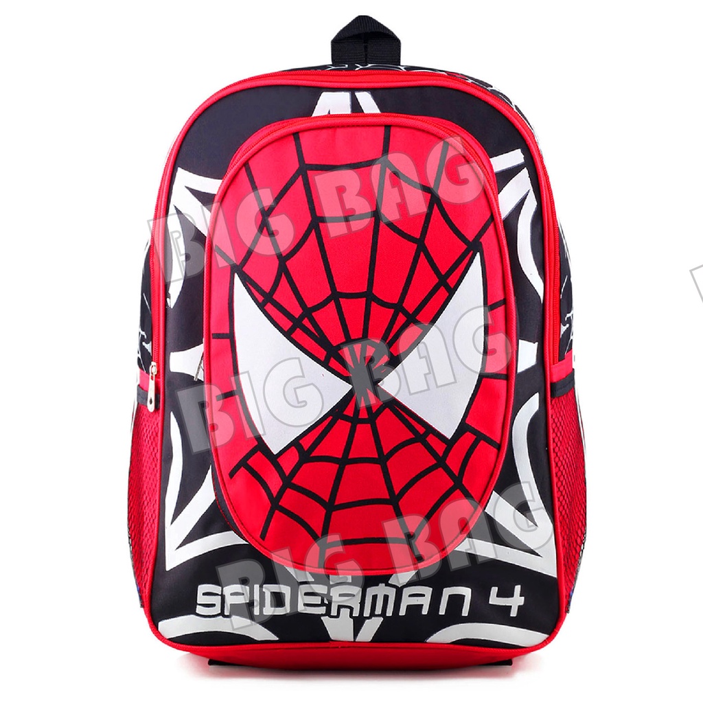 PTS - Tas Anak Cowo / Laki Laki Karakter  Hoodie / Bonus Tutup Kepala Tas Anak Spidermen - Tas Anak Sd dan Paud Murah Tas anak sekolah SD Tas N Ransel Diskon - Tas anak Sekolah laki laki Promo - Ransel Sekolah Anak SD