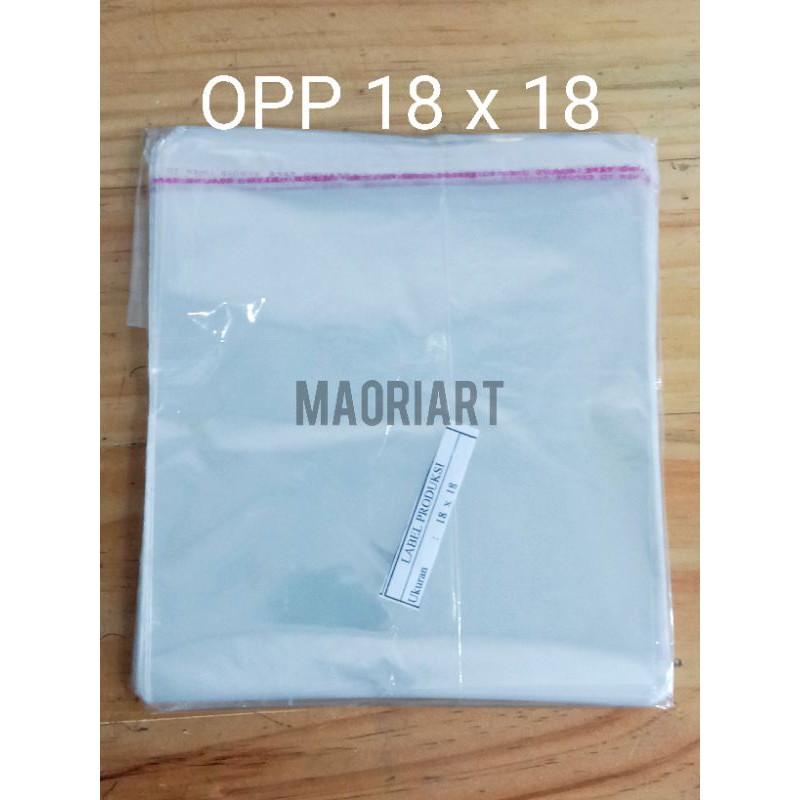 Plastik OPP 18x18