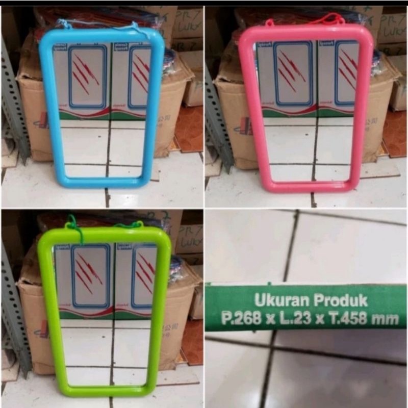 KACA CERMIN DINDING GANTUNG /KACA RIAS CERMIN KOTAK BESAR