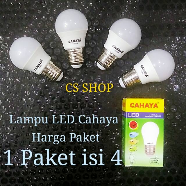 Lampu LED 3watt paketan 4pcs