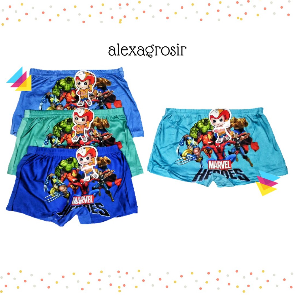 Boxer Anak Laki-Laki Murah S M L XL XXL , alexa