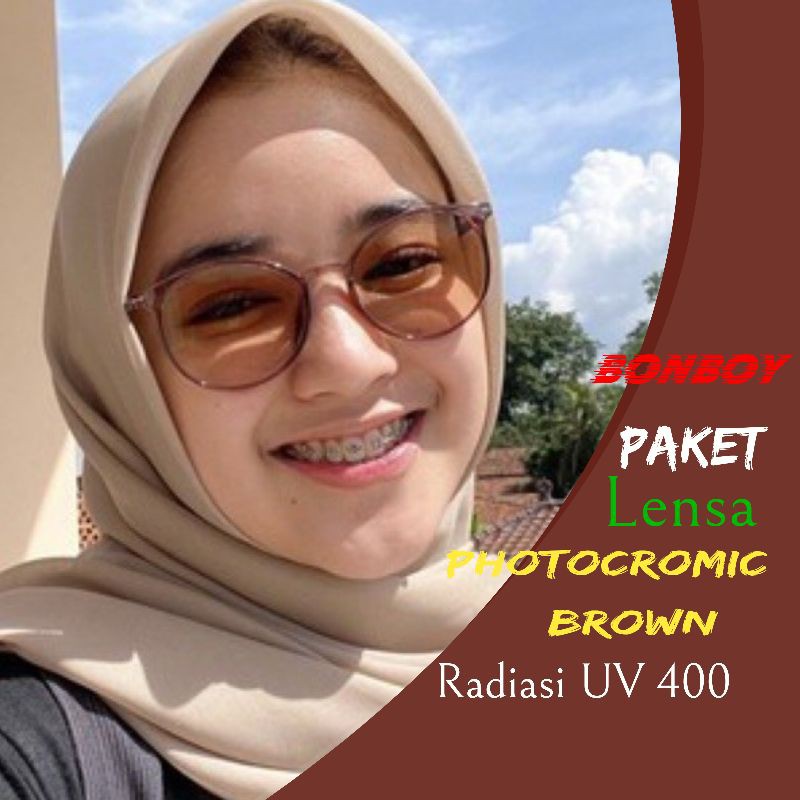 JASTIN - Kacamata photocromic Brown