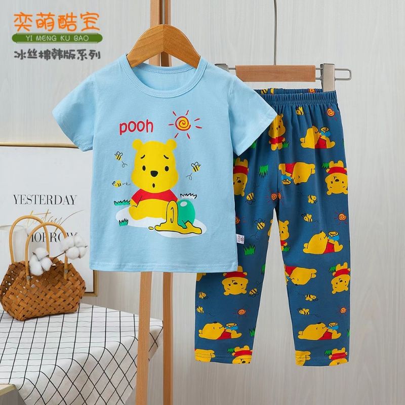 CP kubao Baju tidur anak organik. piyama import kualitas bagus bgt