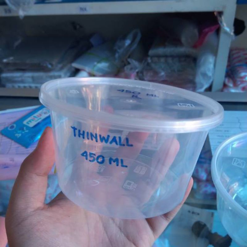 Cup Thin Wall 300 ml dan 450 ml- Mangkuk salad