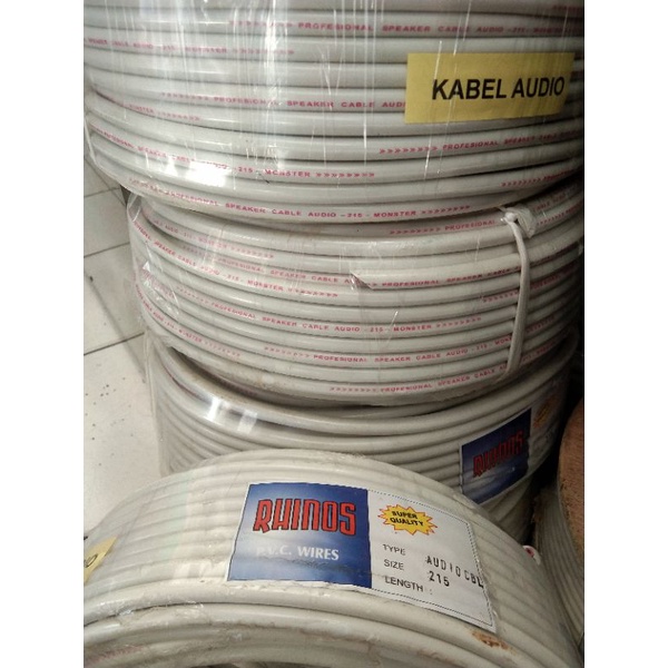 kabel roll  kabel audio kabel listrik 2x1,5 serabut  kabel