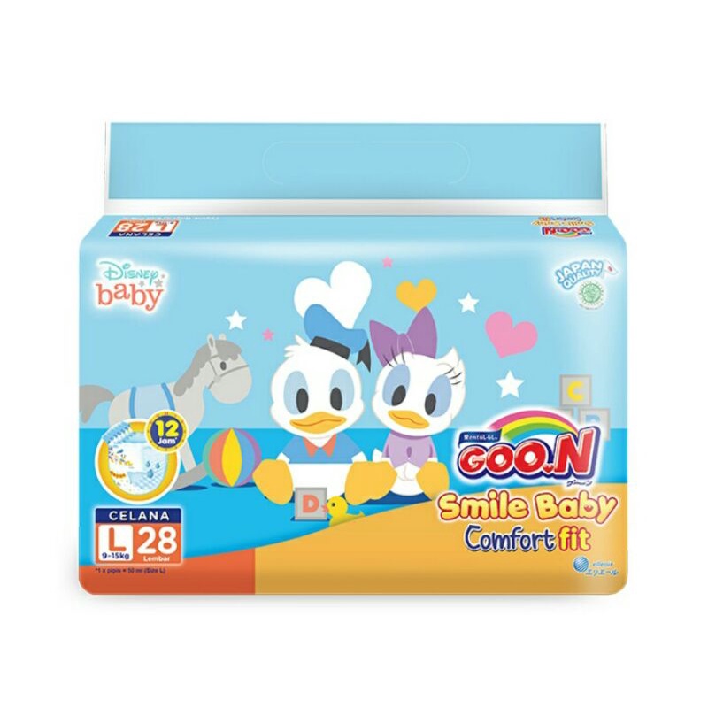 Goo.N Smile Baby Comfort FitPopok Celana L-28