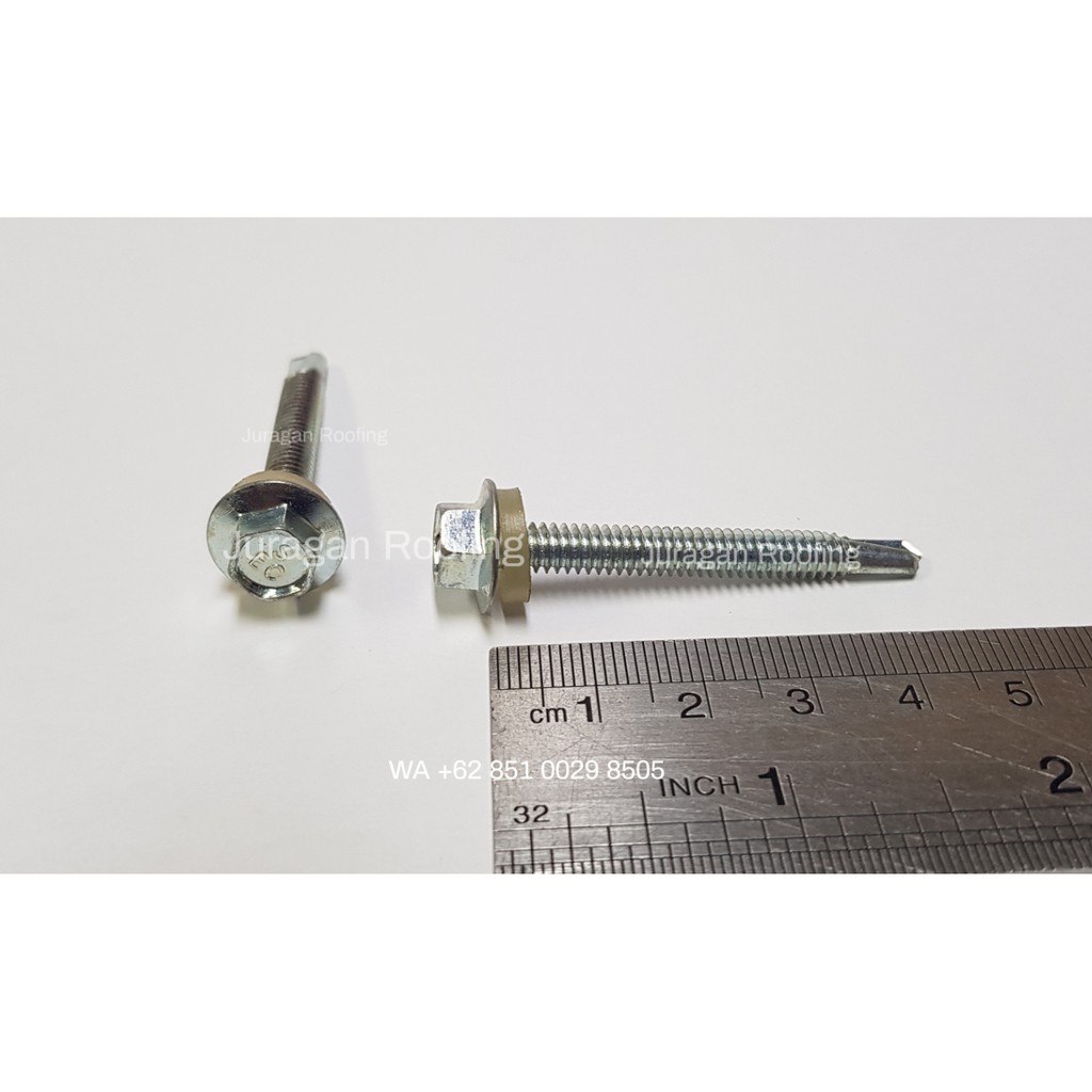 SDS SEC/Baut Roofing/Drilling/Sekrup Atap Baja Ringan/Galvalum 12 x 45
