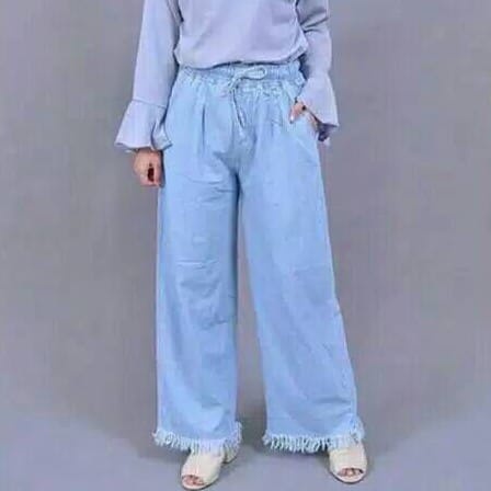 KULOT JEANS RAWIS WANITA//KULOT JEANS HIGHWAIST