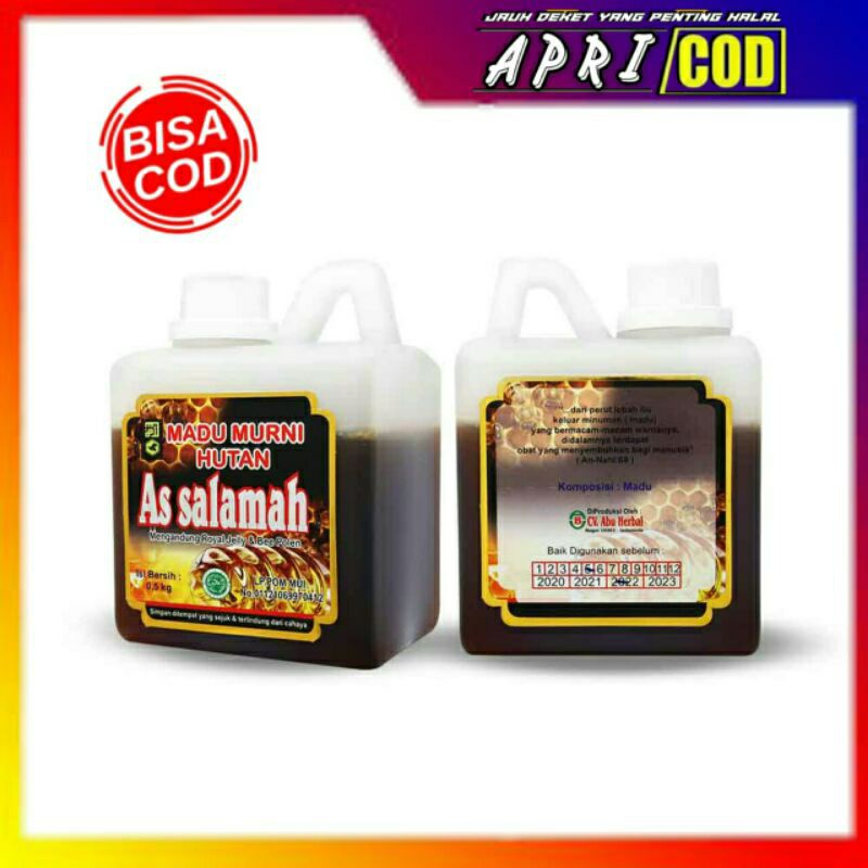 

Madu Murni Hutan As Salamah 500Gr Assalamah 500Gr