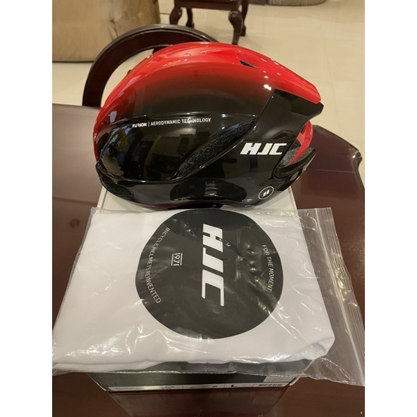 HJC Furion 2.0 Aero Helmet Black Red Size L Used