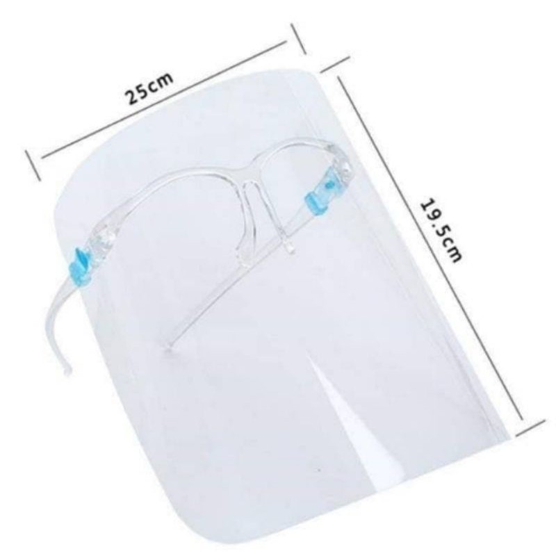 Face Shield Kacamata Glasses - Kacamata Pelindung Wajah FACE SHIELD KACAMATA MEDIS PELINDUNG WAJAH