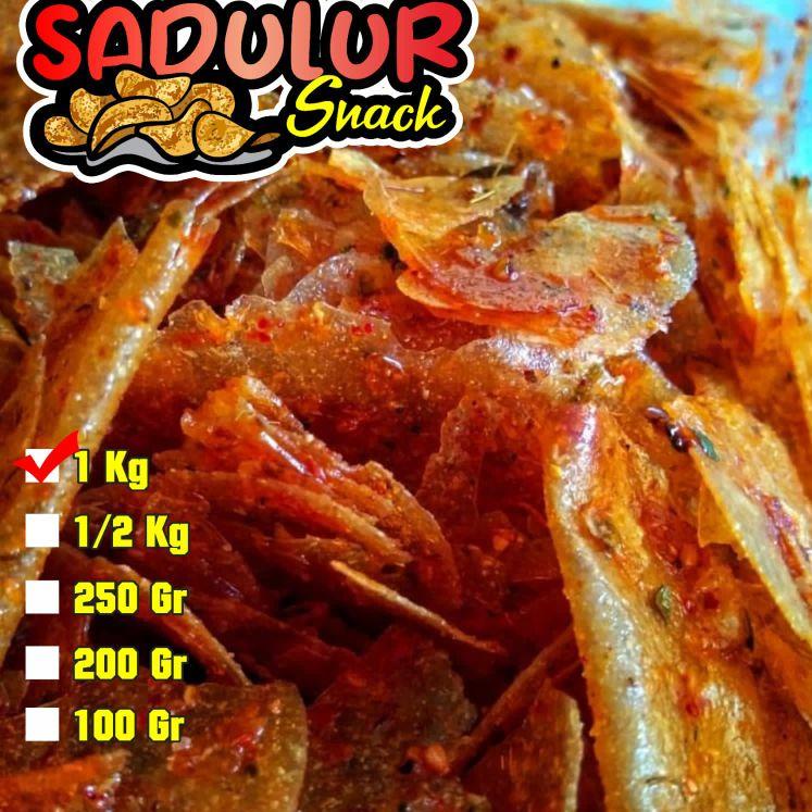 

Sikat Sekarang--Keripik kaca 1 kg /Keripik kaca pedas daun jeruk/Kripca daun jeruk
