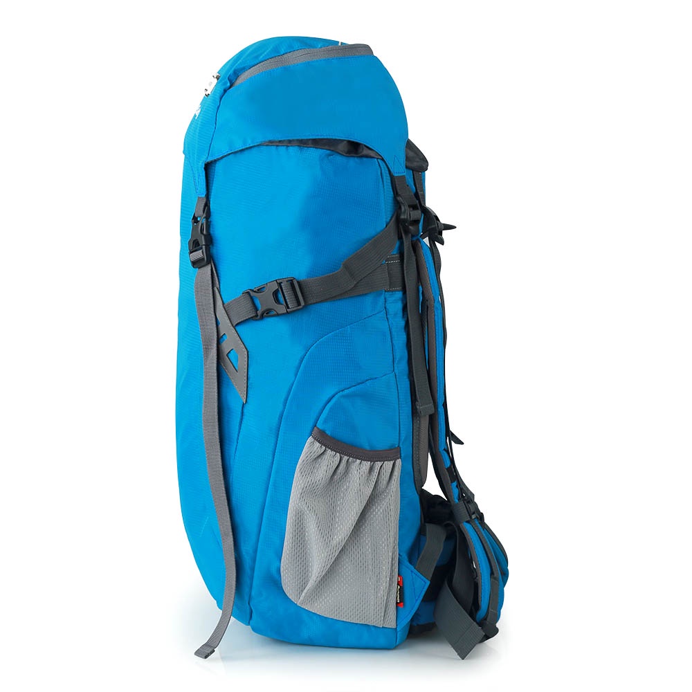 Justrue Tas Gunung 50L Ransel Carrier 50 Liter Backpack Hiking Biru 154