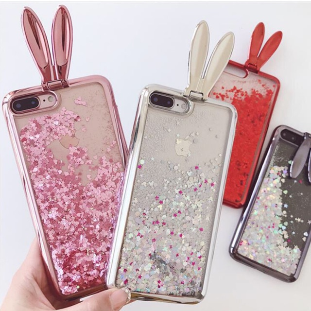 Rabbit Metalic Case iPhone Oppo Samsung 6s 6s+ 6+ 7 7+ 8 8+ X F1s a33 a37 neo 7 neo 9 a8 a6 plus s9