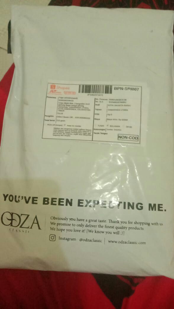 Odza Kemeja Pria Batik Lengan Panjang Modern Model Slim Fit