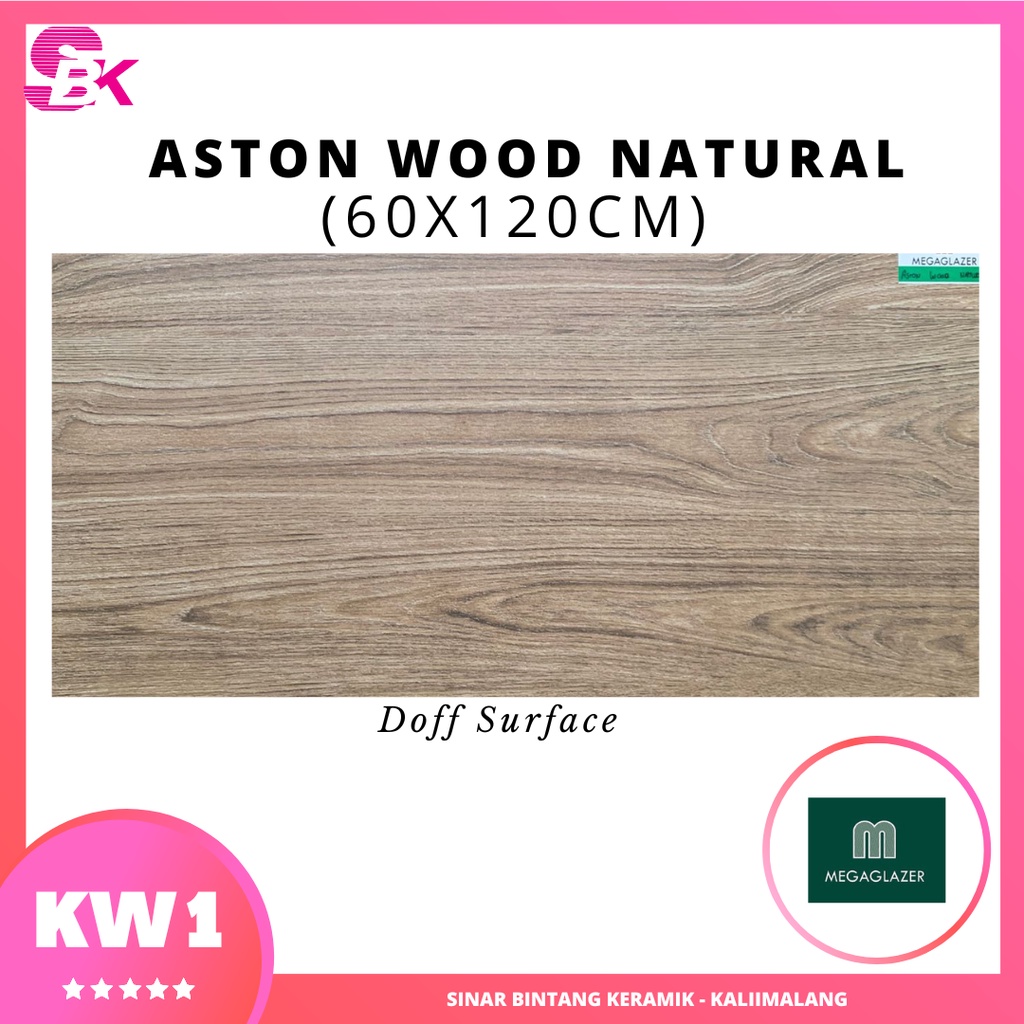 Granit Motif Kayu 60x120 Aston Wood Natural
