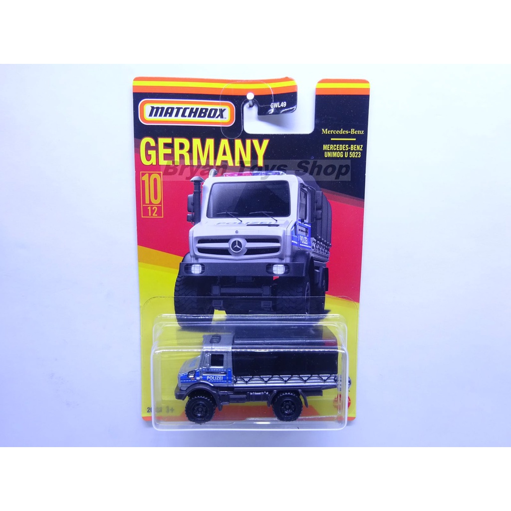 Matchbox Germany Mercedes Benz Unimog U 5023 Polizei