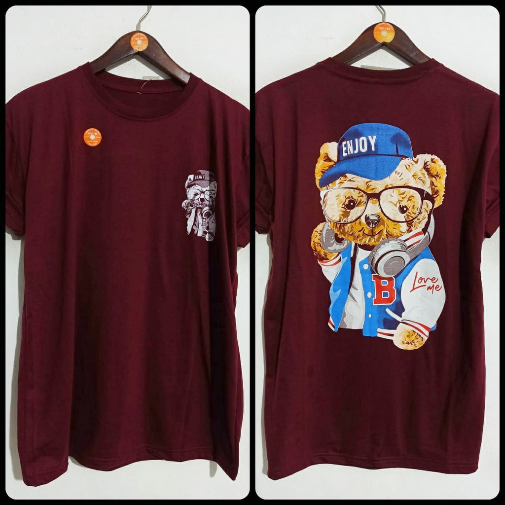 FC - KAOS OVERSIZE ENJOY BEAR// OV TOPI ENJOY BEAR T- SHIRT