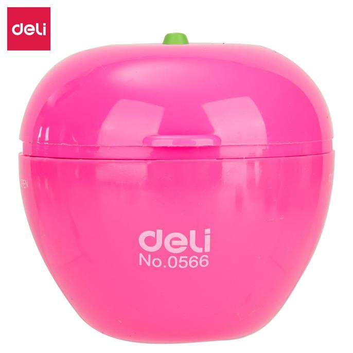 

Deli E0566 Rautan-Apple 2-hole Sharpener w/canister 2 SPECIAL