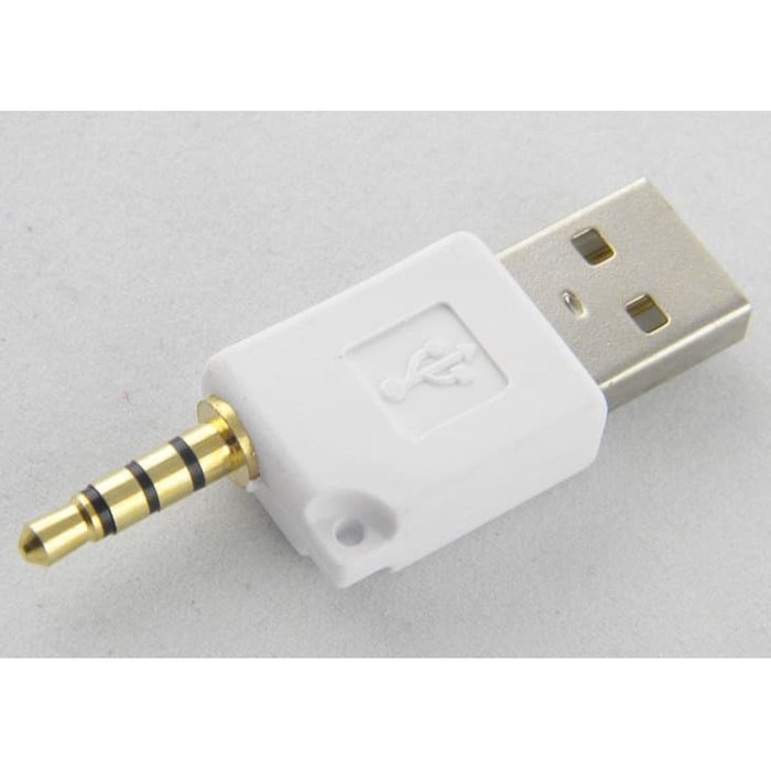 Adaptor USB to 3.5mm iPod Shuffle Data Sync Transfer