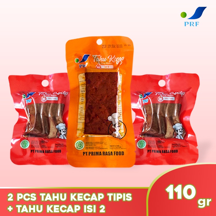 

Tahu Kecap Isi 2 + 2 pcs Tahu Tipis Siap Makan - Makanan Siap Saji - Makanan Instan - PRF