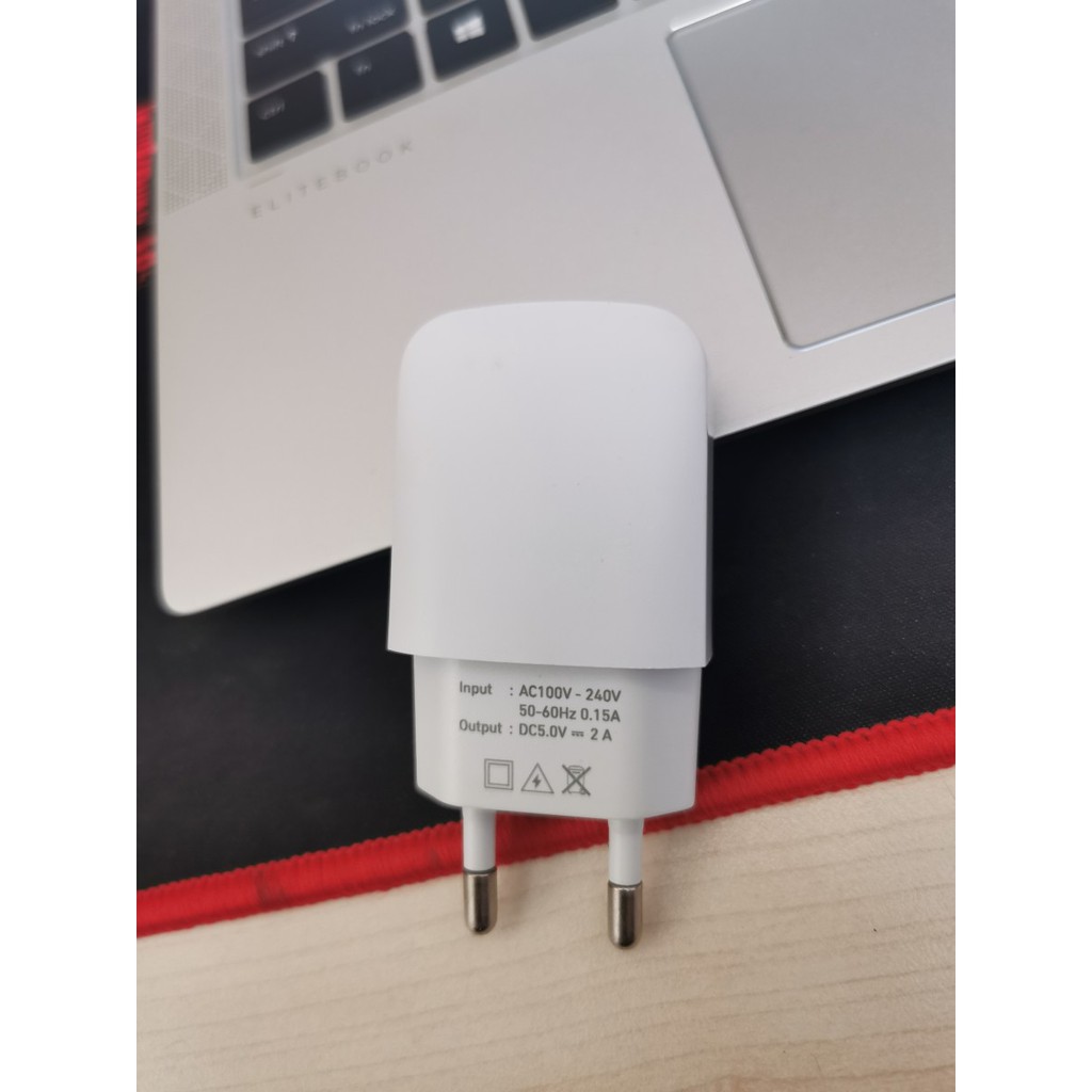 NA - Kepala Adaptor Charger 2A Single USB Batok Charger Moganic