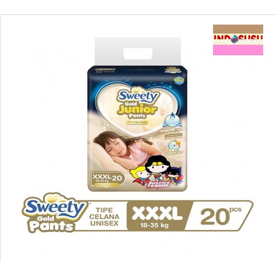 SWEETY Gold Junior Pants Popok Celana XXXL20 XXXL 20