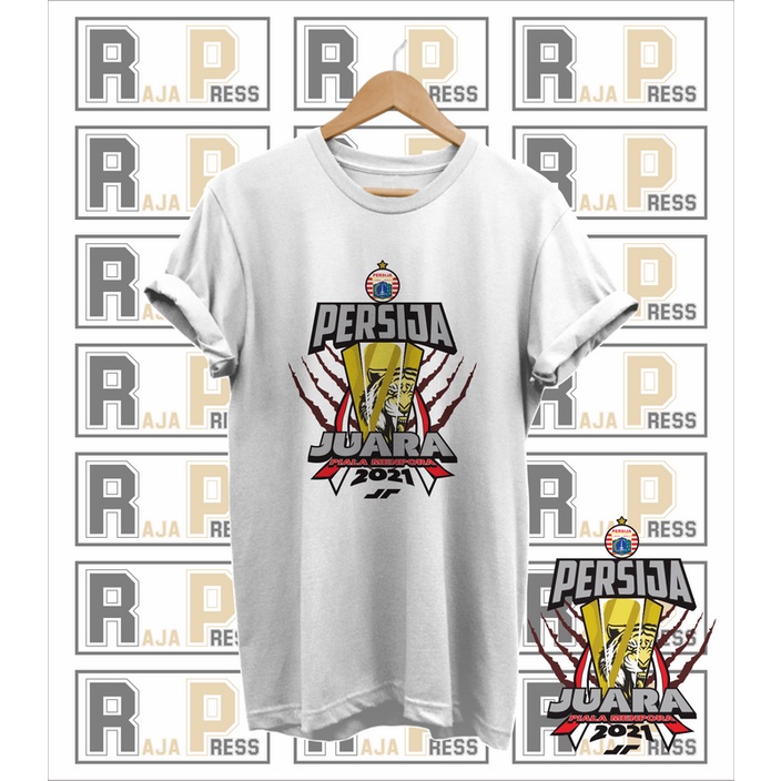 KAOS TSHIRT BAJU KAOS PERSIJA JUARA 2021 PIALA MENPORA MURAH