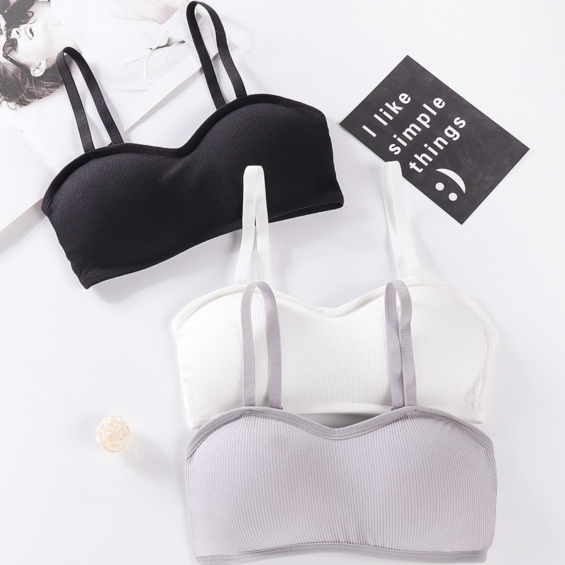 3SP | UWR11 Pakaian Dalam Bra Tidur Remaja Wanita Tanpa Kawat Bahan Halus Bra Sexy Korean Fashion