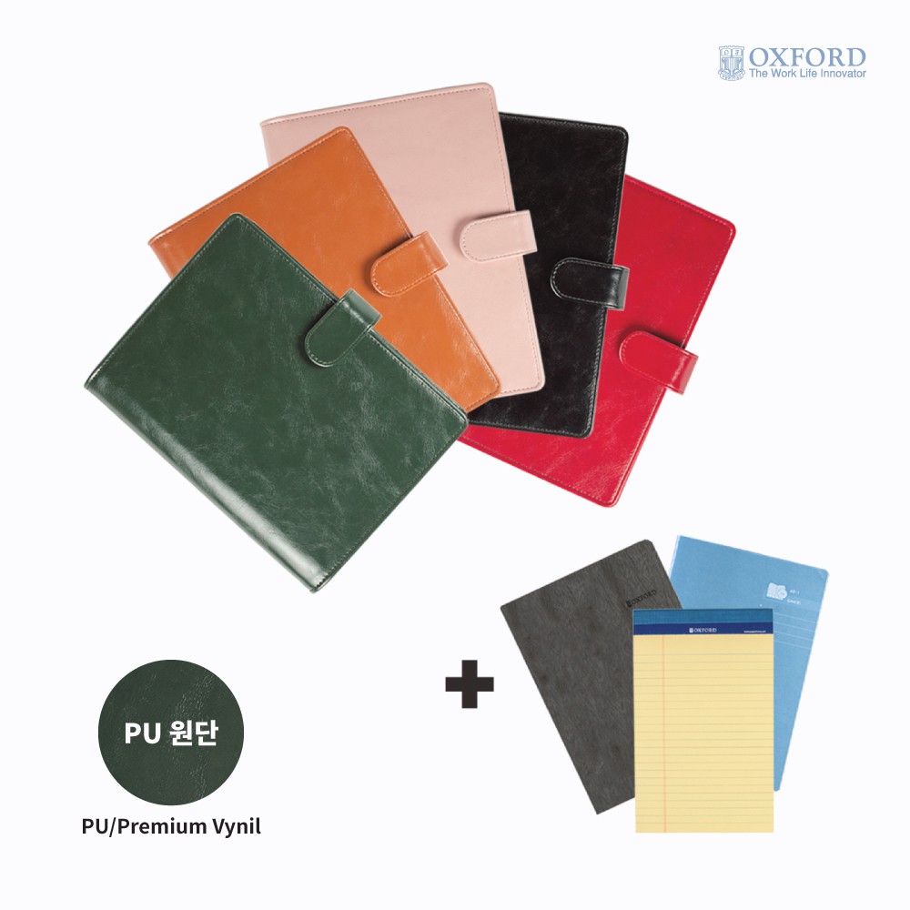 

Oxford Diary Pouch I A5 Midi Binder Diary Dompet Kartu Kulit (plus 1 Pad, 1 Jurnal)