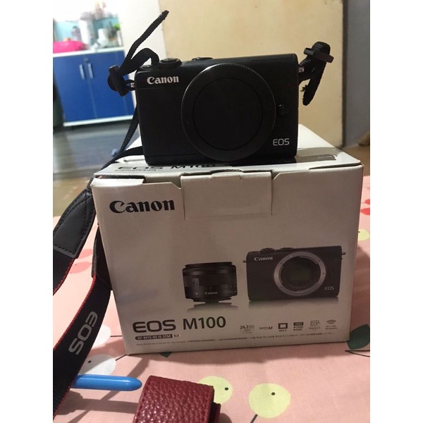 Kamera Miroless canon m100 ( black)