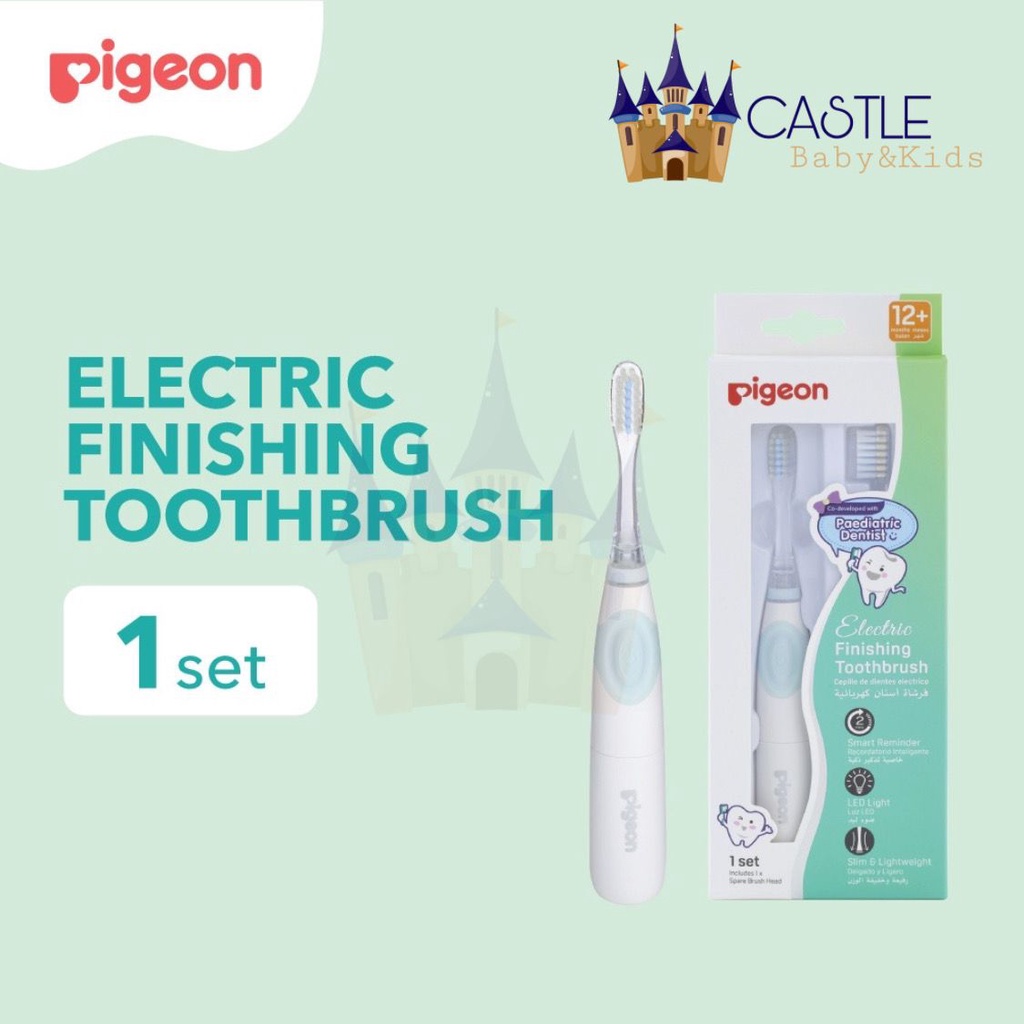 Castle - Pigeon Electric Finishing Toothbrush - Sikat Gigi ELektrik Pigeon