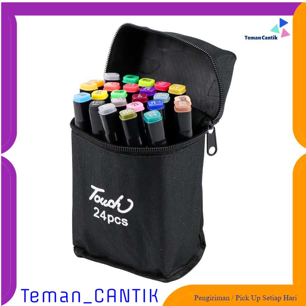 

TC-DA1 TOUCH Spidol Dual Side Fine Art Brush Pen Art Marker Set - CY-006