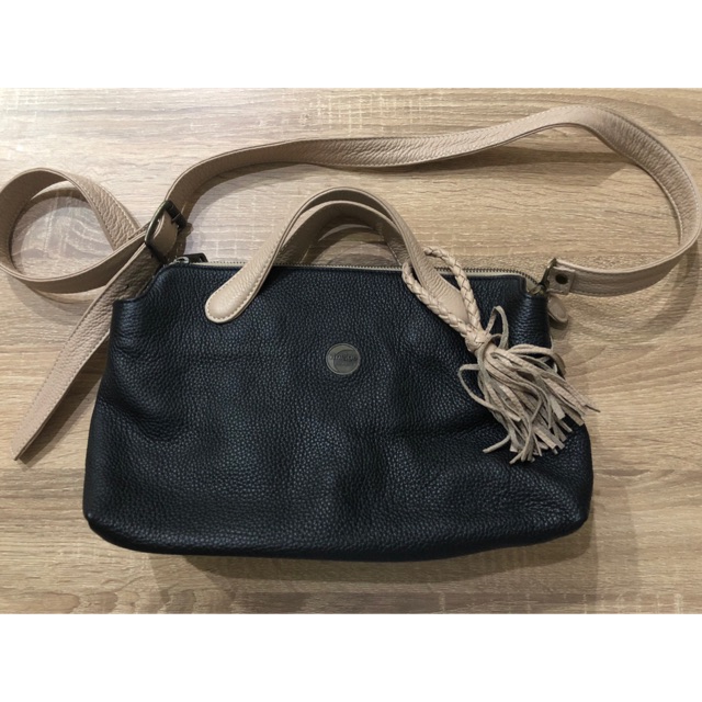 Tas Kulit Asli Merk VINTAGE Preloved