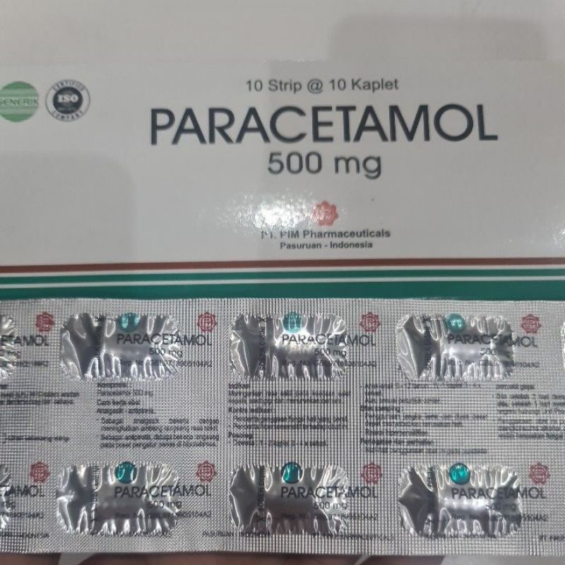 Paracetamol tablet PIM 1 kotak
