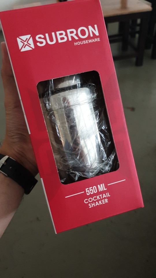 Shaker Cocktail Stainless / Shaker Minuman - 550ml