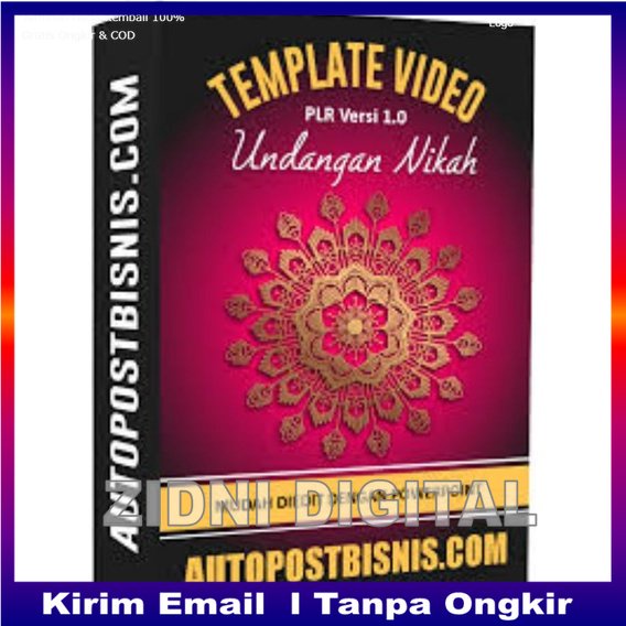 TVUN - TEMPLATE VIDEO UNDANGAN NIKAH -  UNDANGAN DIGITAL - ZIDNI DIGITAL