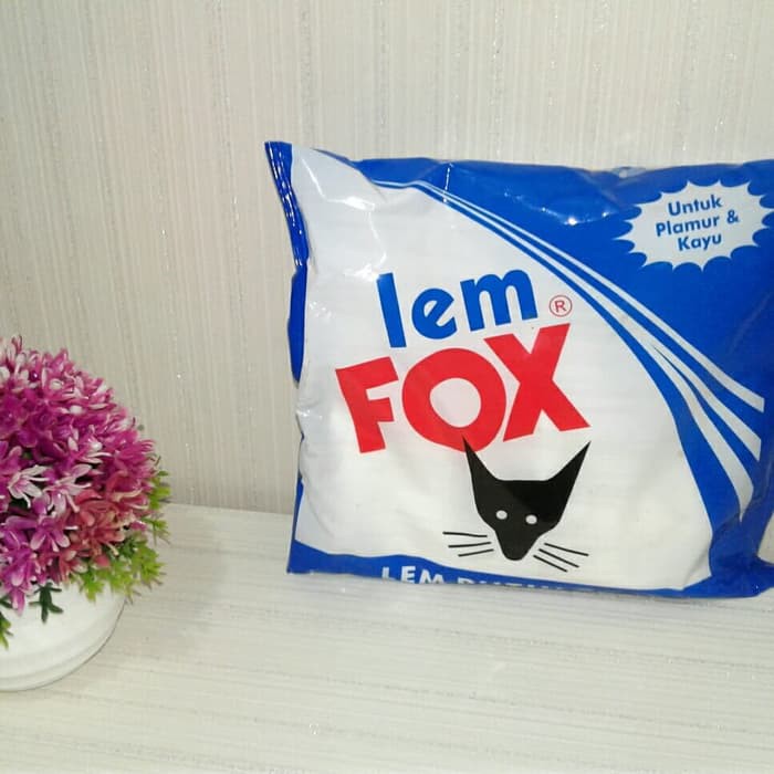 Lem Fox Putih Sachet Untuk Kayu Kertas Kain HPL Plywood Slime DIY dll