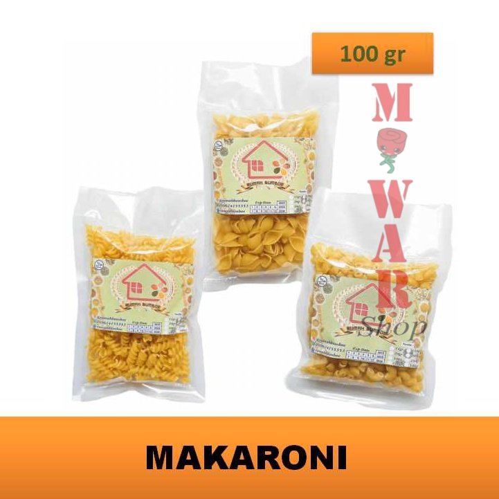 

(100 gr) MAKARONI Pasta Mentah Makaroni Sop Spiral Pipa Keong Untuk Sop