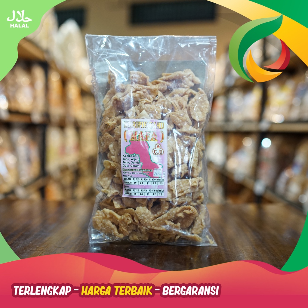 

Keripik tahu (mafa) merk Acu khas Bangka 370gr