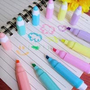 

Stabilo isi 6 warna-warni / Spidol Highliter Lucu=pencil