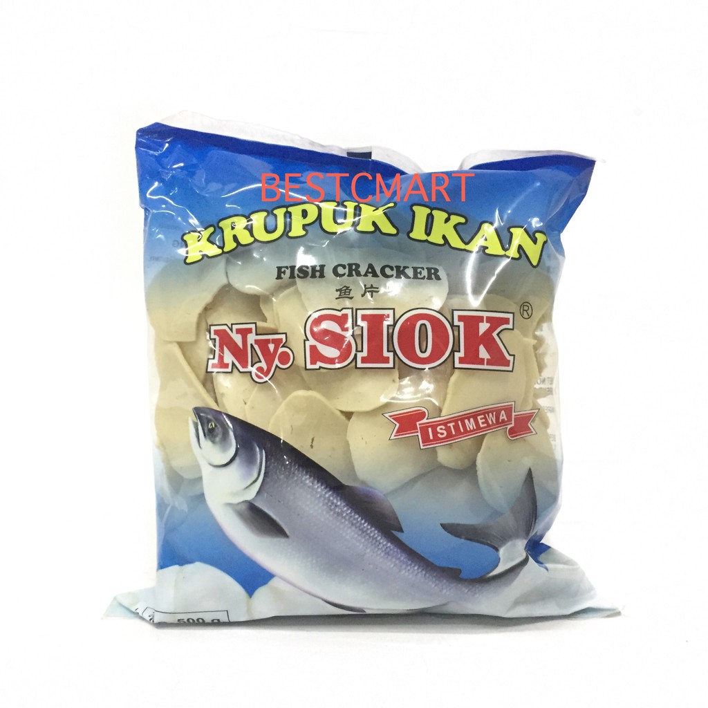 

NY. SIOK KERUPUK IKAN (FISH CRACKER) 500GR