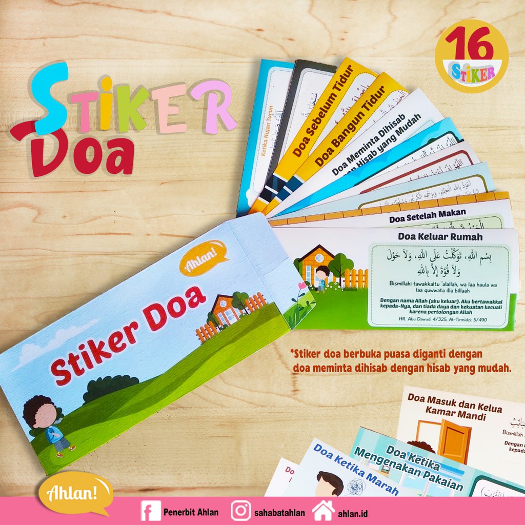 Stiker Doa Ahlan Shopee Indonesia