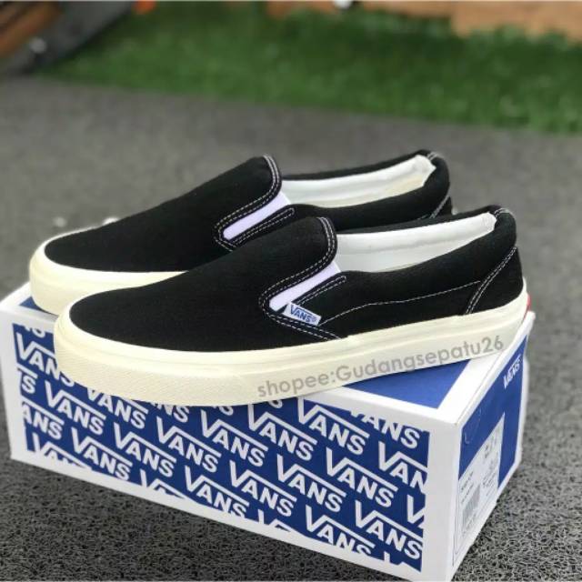 Sepatu Casual Slip On Oldskool Catur Checkerboard