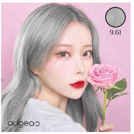 AUGEAO 9.61 hair color cream / cat pewarna rambut import ash abu-abu gray