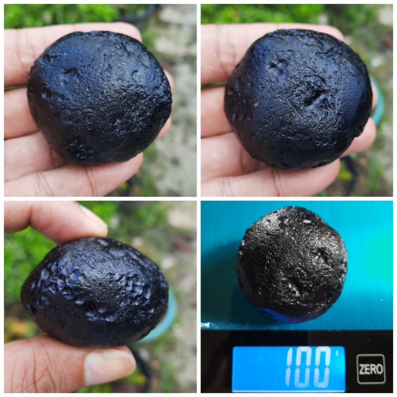 Natural Bongkahan batu satam jumbo