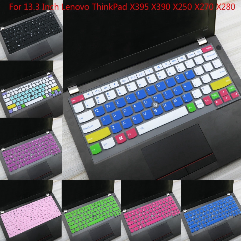 Soft Case Silikon Ultra Tipis Cover Proteksi Keyboard Laptop Lenovo Thinkpad X395 X390 X250 X270 X280 I5I7 13.3 &quot;