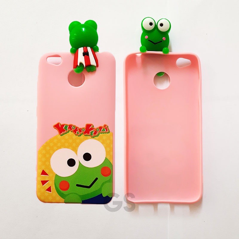 Silikon 3D karakter REDMI 4X silicon softcase casing hp lucu menarik / untuk anak anak hadiah ulang tahun Silikon boneka lucu pelindung hp case tebal karet softcase lentur